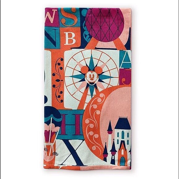 NWT Disney Parks ABC Kitchen Towel - Picture 2 of 2